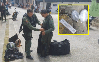 Policía Nacional desactiva artefactos explosivos en el casco urbano de Valdivia, Antioquia