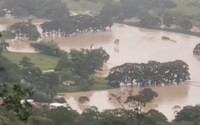 Creciente del río Medellín preocupa en zona rural de Girardota