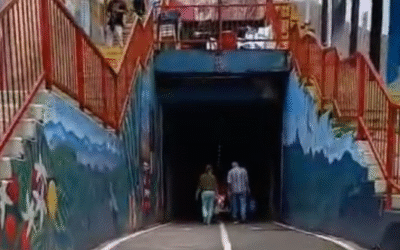 Emblemático puente en Andes, Antioquia, está en completo abandono