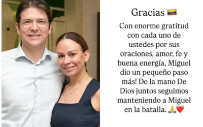 «Miguel dio un pequeño paso más, y nuestro corazón se llena de esperanza» 🇨🇴