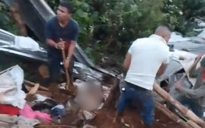 🕊️ Tragedia en Granizal: hallan sin vida a hombre tras avalancha en zona nororiental de Medellín