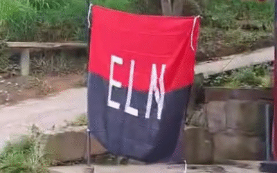 Preocupación en Yarumal por aparición de emblemas del ELN en fachadas de viviendas y locales