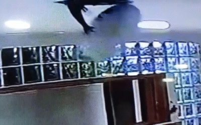 Misterioso suceso en edificio residencial: lámpara cae sin explicación en zona húmeda