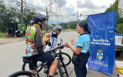 La Estrella promueve la seguridad vial con jornada pedagógica para ciclistas en el sector «El Ciclista»