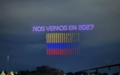 El cielo de Rionegro se iluminó con un espectáculo de tecnología y arte