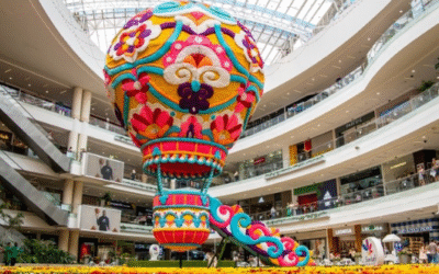 Santafé Medellín celebra sus 15 años con el Tapete de Flores más grande del país