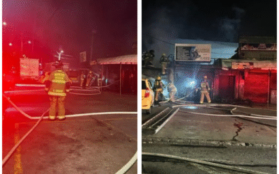 Incendio provocó cierre temporal en la Carrera 65 de Medellín