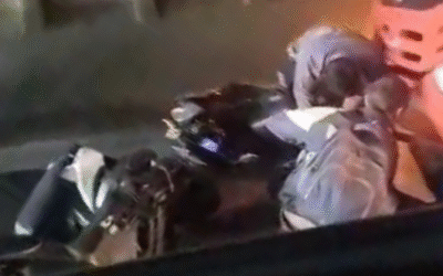 Accidente múltiple en el deprimido de Villanueva deja varios vehículos involucrados