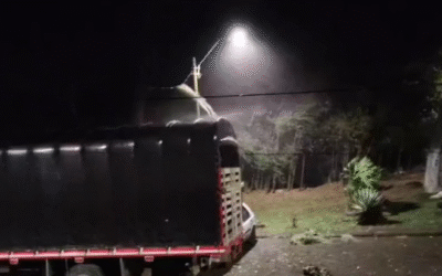 Fuerte aguacero con granizada sorprendió a Ciudad Bolívar, suroeste de Antioquia