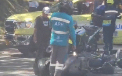 Muere motociclista en accidente de tránsito en la Autopista Norte