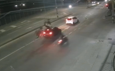 Evadieron el control… pero no el carro: impactante accidente en la autopista Norte de Bello