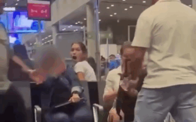 Indignación en El Dorado: pasajero golpeó a una mujer por una silla