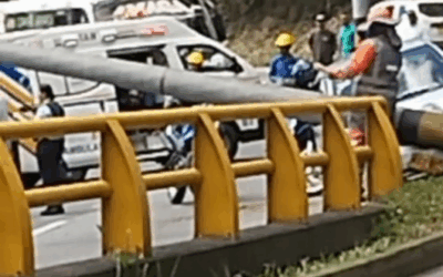 Accidente en la variante de Caldas