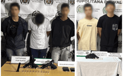 Ofensiva contra el crimen en el Valle de Aburrá deja 30 capturados por hurto y 11 armas incautadas en una semana