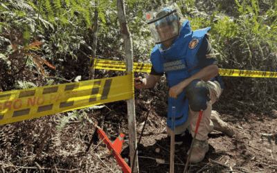 Destruyen dos minas antipersonal en zona rural de San Rafael, Antioquia