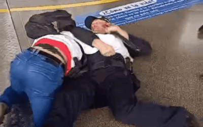 Policía agredido en medio de caso de intolerancia en estación del metro