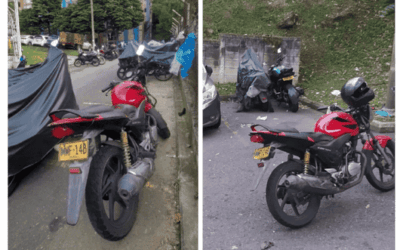 Roban motocicleta en el barrio Boston durante la madrugada