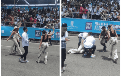 Amparo Grisales protagonizó un curioso momento en plena Feria de las Flores