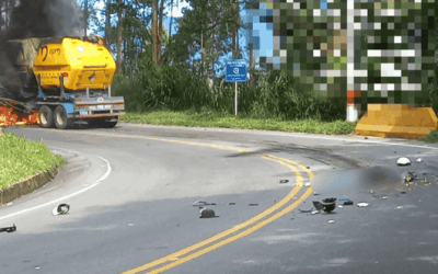 Fatal accidente en la vía Hatillo – Llanos de Cuivá deja un motociclista muerto y un herido grave