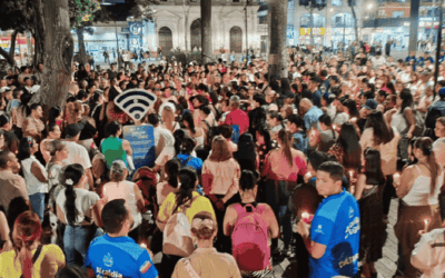 Consternación en Itagüí: velatón por joven asesinado por un habitante de calle