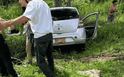 Accidente de tránsito en la vía Manizales-La Pintada