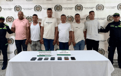 Capturan a ocho integrantes de banda dedicada al hurto de residencias en Medellín y otras ciudades