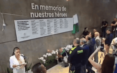 Antioquia rindió homenaje a los 13 policías asesinados en Amalfi