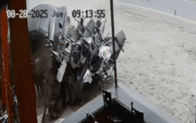 Accidente de tránsito en la vía a Santa Rosa de Osos