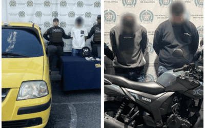 Capturados tres presuntos delincuentes por hurto en Medellín