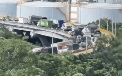 Atención: fuerte congestión en la vía al norte del Valle de Aburrá