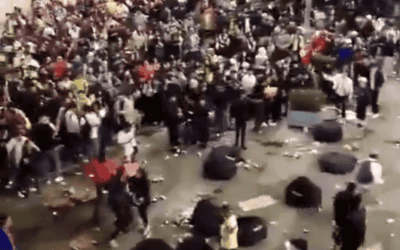 Riña en el centro de Bogotá tras el partido Colombia–Venezuela