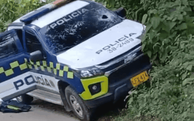 Atentado contra patrulla de la Policía en Buriticá, Antioquia