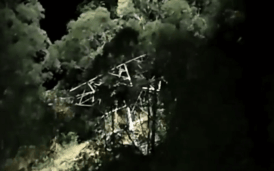 Se conocen las primeras imágenes de la torre de energía derribada en Loreto