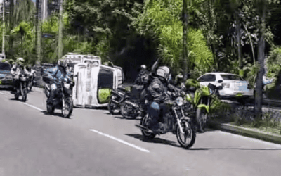Accidente de tránsito en Las Palmas genera congestión vehicular