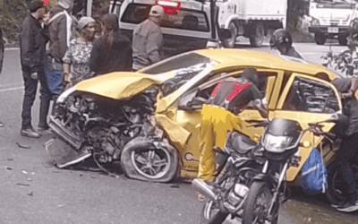 Accidente de tránsito en la vía a Ciudad Bolívar