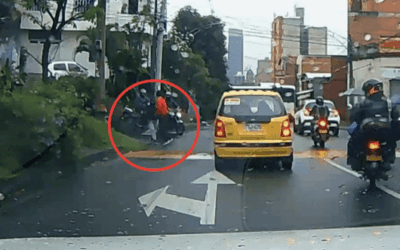 Robo de motocicleta en Prado Centro quedó registrado en video