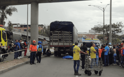 Accidente de tránsito en Medellín deja una persona fallecida