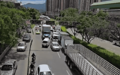 Trancón eterno en Niquía: usuarios denuncian hasta una hora de retraso en la glorieta