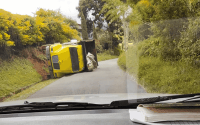 Accidente de tránsito en vía hacia Jardín, Antioquia