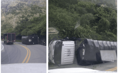 Accidente de tránsito en la vía Santa Fe de Antioquia-Cañasgordas