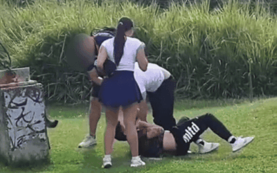 Se fueron a los golpes en el cerro El Volador