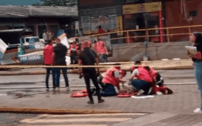 Simulacro de emergencia en la Central Mayorista sorprende a visitantes