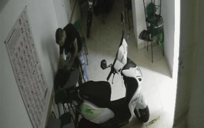 Robo en centro de enseñanza automovilística en Bello quedó registrado en video