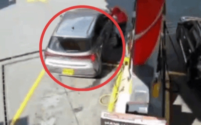 Conductor se fugó sin pagar tras tanquear su vehículo en una estación de servicio de Itagüí