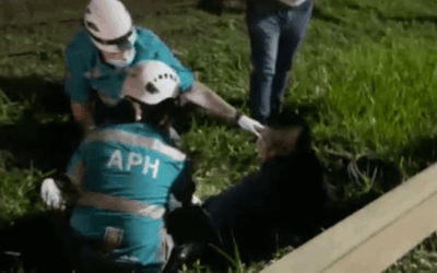 Accidente en la Autopista Regional dejó una persona gravemente herida