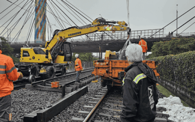 Avanza la atención a la contingencia del Metro de Medellín: trabajos continúan 24/7