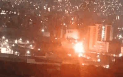 Incendio estructural en el centro de Medellín