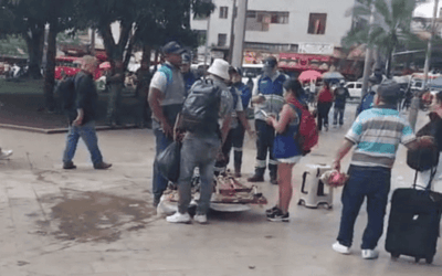 Control de espacio público en la Plaza Botero genera atención en el centro de Medellín