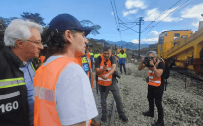 Avanzan las obras del Metro de Medellín: se llenó la socavación y se reinstaló la vía férrea