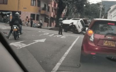 Accidente de tránsito en Prado Centro